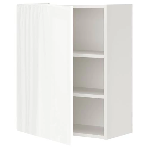 Навесной шкаф  - ENHET  IKEA/ ЭНХЕТ  ИКЕА, 60x30x75 см, белый (изображение №1)