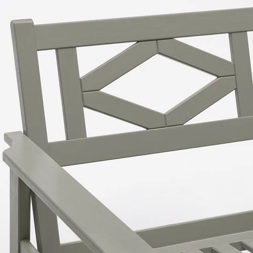 Диван садовый - IKEA BONDHOLMEN, 139x81x73см, серый/белый, БОНДХОЛЬМЕН ИКЕА (изображение №5)