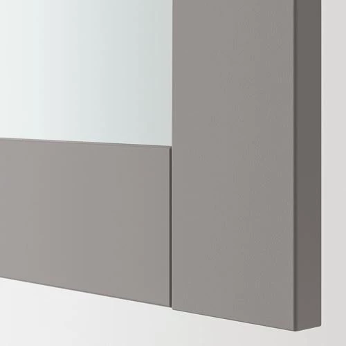 Навесной шкаф - ENHET IKEA/ЭНХЕТ ИКЕА, 40x30x75 см, белый /серый (изображение №3)