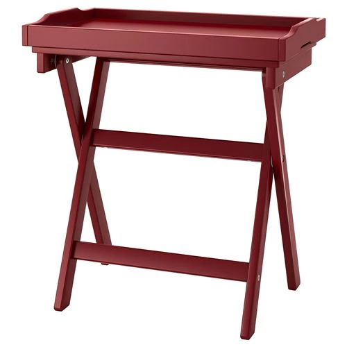 Стол сервировочный - IKEA MARYD/ИКЕА МАРЮД, 58х38х58 см, темно-красный (изображение №1)