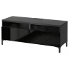 Тумба под ТВ - IKEA BESTÅ/BESTA, 120x42x48 см, черный, Бесто ИКЕА