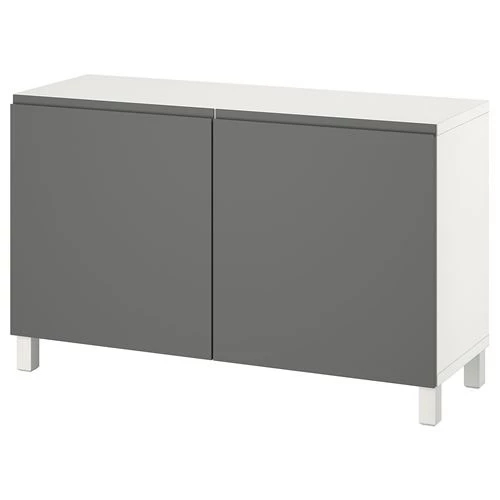 Комбинация для хранения - IKEA BESTÅ/BESTA, 120x42x74 см, серый, Беста/Бесто ИКЕА (изображение №1)