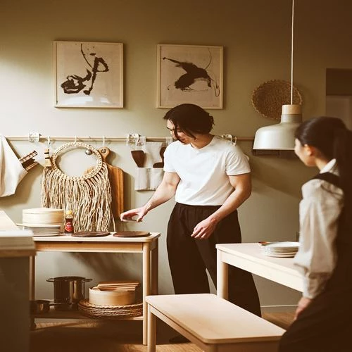Тележка - IKEA RÖNNINGE, береза, 78х39х75 см, РЁННИНГЕ ИКЕА (изображение №9)