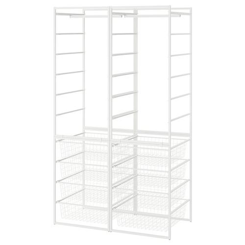 Открытый шкаф - JONAXEL IKEA/ЙОНАХЕЛЬ ИКЕА, 51х99х173 см, белый