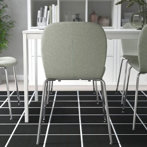 Стул - IKEA KARLPETTER/SEFAST, зеленый/металлик, ИКЕА (изображение №3)