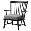 Кресло - IKEA PERSBOL, 69х70х84 см, черный/серый, ПЕРСОБОЛ ИКЕА