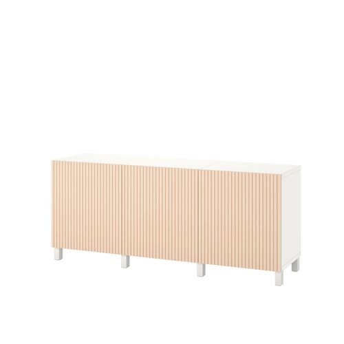 Комбинация для хранения - IKEA BESTÅ/BESTA/ БЕСТА/БЕСТО ИКЕА, 180x42x74 см, бежевый