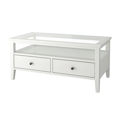 Журнальный стол - IKEA IDANÄS/IDANAS/ИДАНЭС/ИДАНАС ИКЕА , 107x55 см, белый (изображение №1)