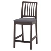 Барный стул - IKEA EKEDALEN/ИКЕА ЭКЕДАЛЕН,  39х45х101 см, коричневый/серый