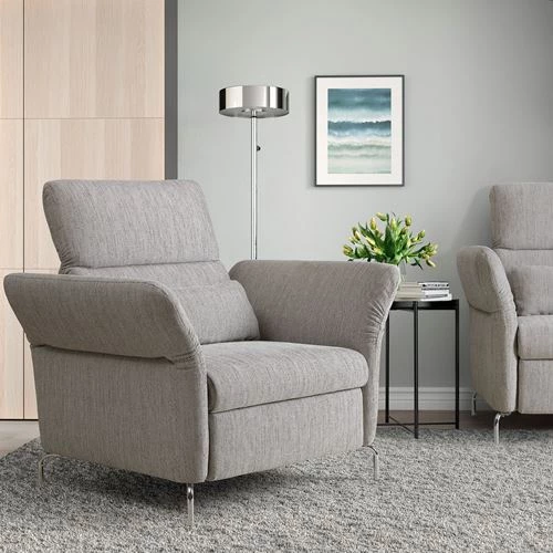 Классическле кресло - FAMMARP IKEA/  ФАММАРП ИКЕА, 128х108 см, светло- серый (изображение №2)