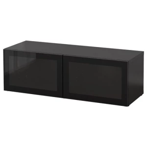 Шкаф - IKEA BESTÅ/BESTA/Бесто ИКЕА, 120x42x38 см, черный,