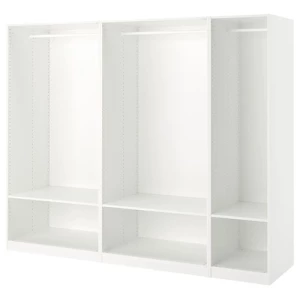Гардероб - IKEA PAX, 250x58x201 см, белый  ПАКС ИКЕА