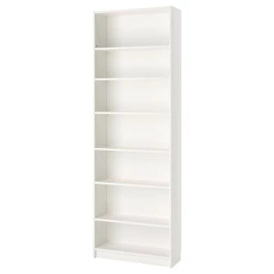 Открытый книжный шкаф - BILLY IKEA/БИЛЛИ ИКЕА, 28х80х237 см, белый