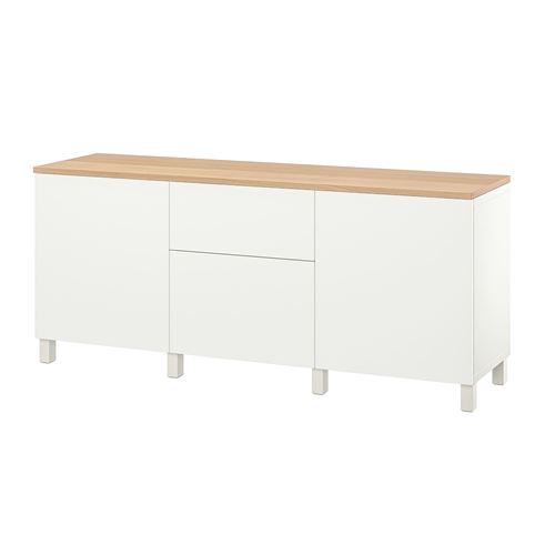 Комбинация для хранения - IKEA BESTÅ/BESTA/БЕСТА/БЕСТО ИКЕА, 180x42x76 см, белый