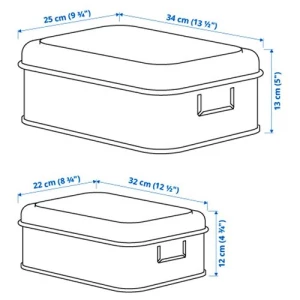 Органайзер с крышкой - IKEA PLOGFÅRA/PLOGFARA, бежевый, ИКЕА