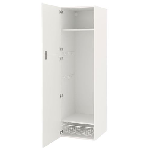 Высокий шкаф - ENHET IKEA/ЭНХЕТ ИКЕА, 60х62х210 см, белый