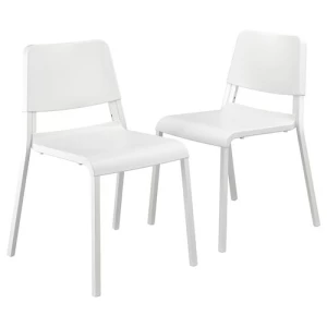 Набор 2 стула - IKEA TEODORES, белый, ТЕОДОРЕС ИКЕА