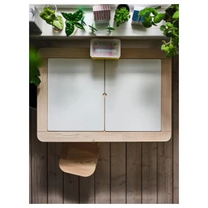 Стол детский - IKEA FLISAT, 83x58 см, бежевый/коричневый, ФЛИСАТ ИКЕА