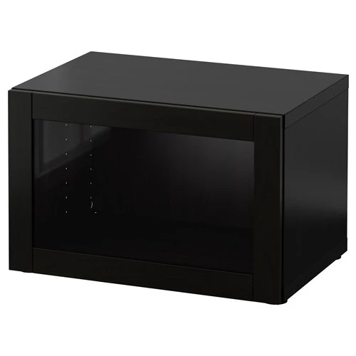 Шкаф - IKEA BESTÅ/BESTA/ Бесто ИКЕА, 60x40x38 см, черный (изображение №1)