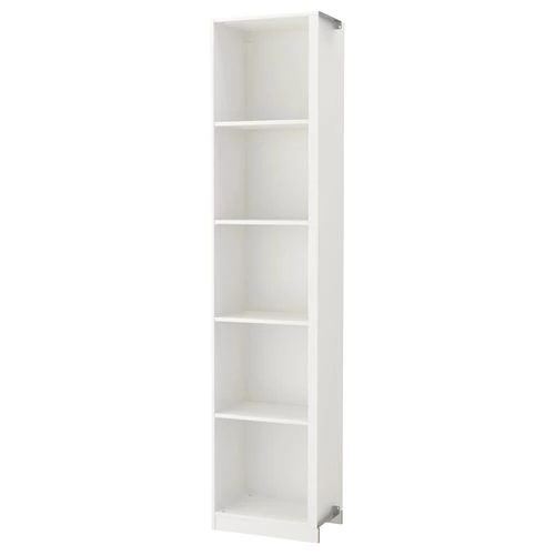 Дополнительный угловой модуль д/гардероба/4 полки - IKEA PAX,  53x35x236, белый, ПАКС ИКЕА (изображение №1)