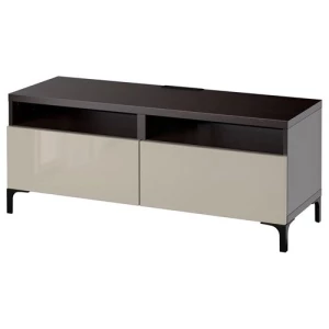 Тумба под ТВ - IKEA BESTÅ/BESTA, 120x42x48 см, черный, Бесто, ИКЕА
