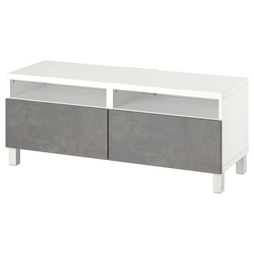 Тумба под ТВ - IKEA BESTÅ/BESTA, 120x42x48 см, серый, Бесто ИКЕА