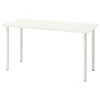 Письменный стол - IKEA LAGKAPTEN/OLOV, 140х60х63-93 см, белый, ЛАГКАПТЕН/ОЛОВ ИКЕА