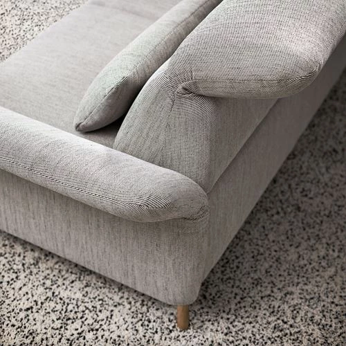 Диван 3-местный - IKEA FAMMARP, 108x109x274см, серый/бежевый, ФАММАРП ИКЕА (изображение №6)