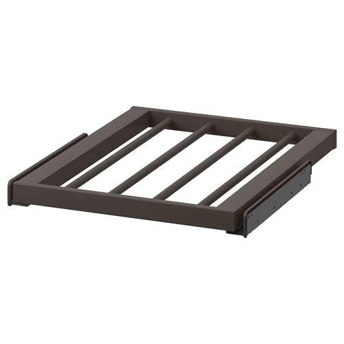 Выдвижная вешалка для брюк - IKEA KOMPLEMENT, 50x58 см, темно-серый КОМПЛИМЕНТ ИКЕА (изображение №1)