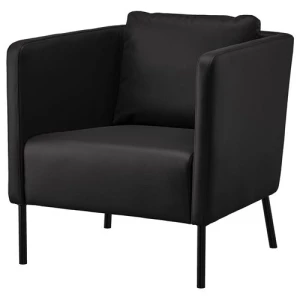 Кресло - IKEA EKERÖ/EKERO, 70х73х75 см, черный, ЭКЕРЁ ИКЕА