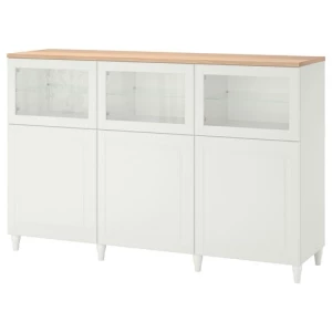 Комбинация для хранения - IKEA BESTÅ/BESTA/БЕСТА/БЕСТО ИКЕА, 180x42x114 см, белый