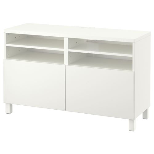 Тумба под ТВ - IKEA BESTÅ/BESTA, 120x40x74 см, белый, Бесто ИКЕА