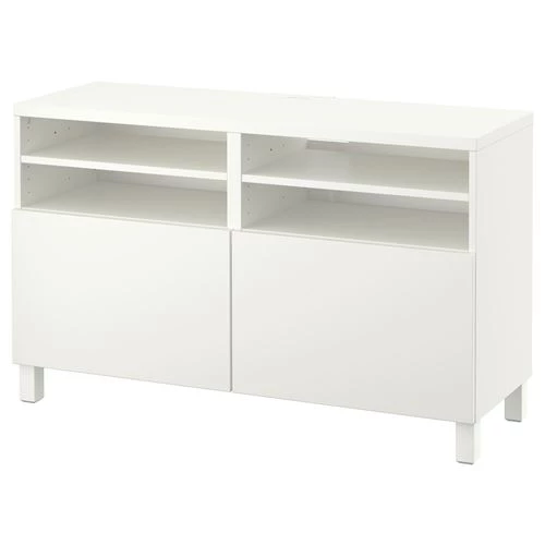 Тумба под ТВ - IKEA BESTÅ/BESTA, 120x40x74 см, белый, Бесто ИКЕА (изображение №1)