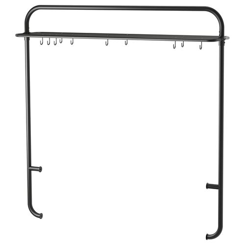 Вешалка настенная  IKEA VADHOLMA, 146х143 см, черный, ИКЕА