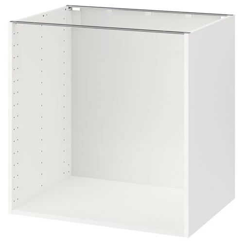 Каркас напольного шкафа - IKEA METOD, 80x60x80 см, белый МЕТОД ИКЕА (изображение №1)