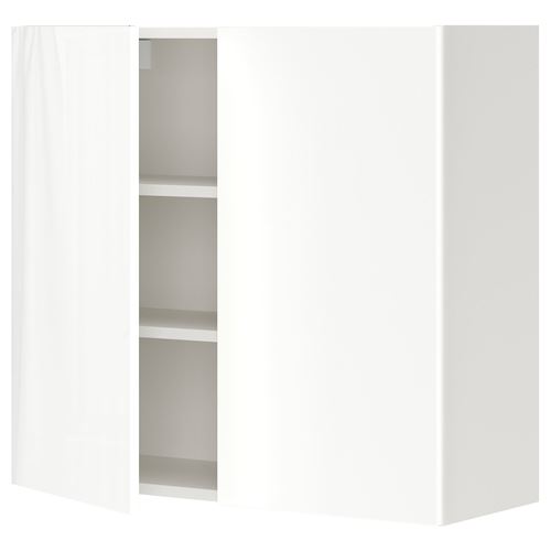Навесной шкаф  - ENHET  IKEA/ ЭНХЕТ  ИКЕА, 80x30x75 см, белый