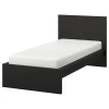 Каркас кровати - IKEA MALM/LUROY/LURÖY, 90х200 см, черно-коричневый МАЛЬМ/ЛУРОЙ ИКЕА