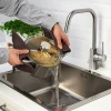 Кастрюля с крышкой - IKEA HEMKOMST, 3 л, нержавеющая сталь / стекло ИКЕА (изображение №3)