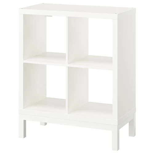 Стеллаж 4 ячейки - IKEA KALLAX, 77х94 см, белый, КАЛЛАКС ИКЕА (изображение №1)