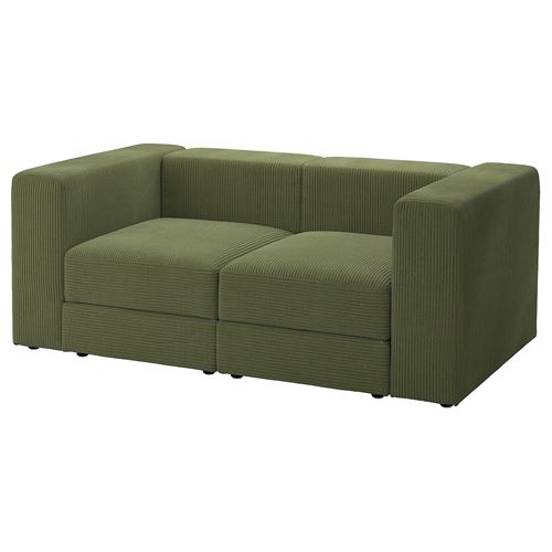 2-местный диван - IKEA JÄTTEBO/JATTEBO, 71x95x190см, зеленый, ЙЕТТЕБО ИКЕА