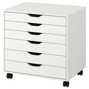 Блок хранения - IKEA ALEX, 67x66 см, белый, Алекс ИКЕА
