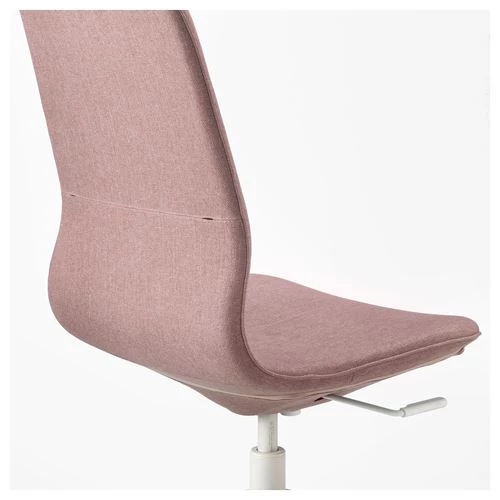 Офисный стул - IKEA LÅNGFJÄLL/LANGFJALL, 68x68x104см, розовый, ЛОНГФЬЕЛЛЬ ИКЕА (изображение №4)