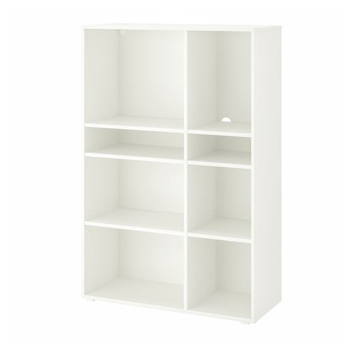 Открытый шкаф - VIHALS IKEA/ВИХАЛС ИКЕА, 37х95х140 см, белый