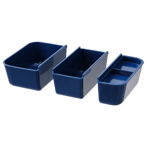 Вставки в контейнер для продуктов - IKEA 365+, темно-синий, ИКЕА 365+