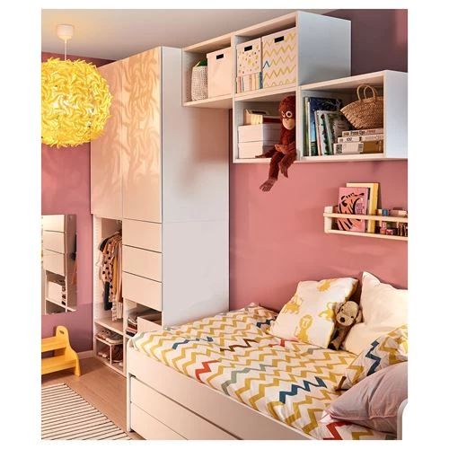 Платяной шкаф PLATSA/IKEA/ ПЛАТСА ИКЕА,300x57x241, белый (изображение №4)