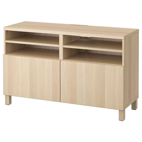 Тумба под ТВ - IKEA BESTÅ/BESTA, 120x40x74 см, коричневый, Бесто ИКЕА (изображение №1)