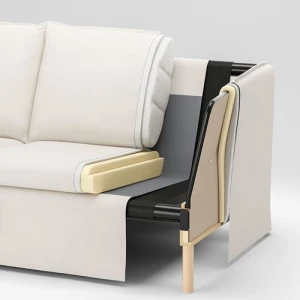 Диван 3-местный - IKEA BACKSÄLEN/BACKSALEN, 85х205 см, белый, ИКЕА