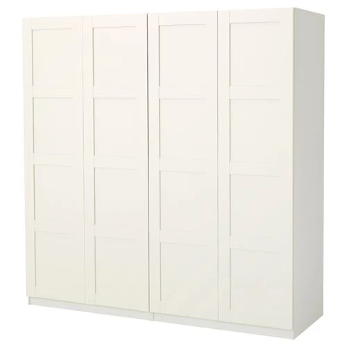 Гардероб - IKEA PAX/BERGSBO, 200x60x201 см, белый ПАКС/БЕРГСБУ ИКЕА (изображение №2)