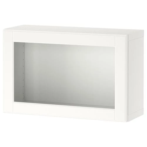 Навесной шкаф - IKEA BESTÅ/BESTA, 60x22x38 см, белый, БЕСТО ИКЕА (изображение №1)