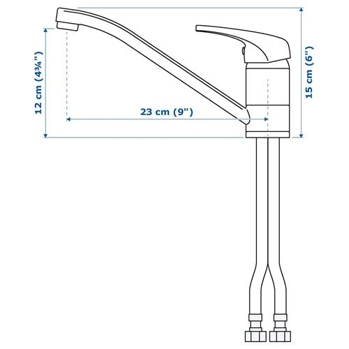 SUNDSVIK смеситель для раковины ИКЕА (изображение №4)